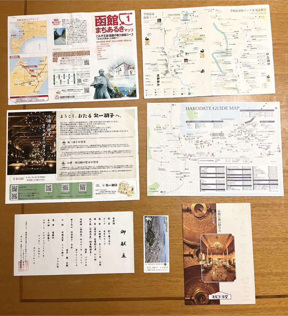 JTBから事前にもらった観光地図。母とルートを相談するのも楽しい時間でした🗺️
