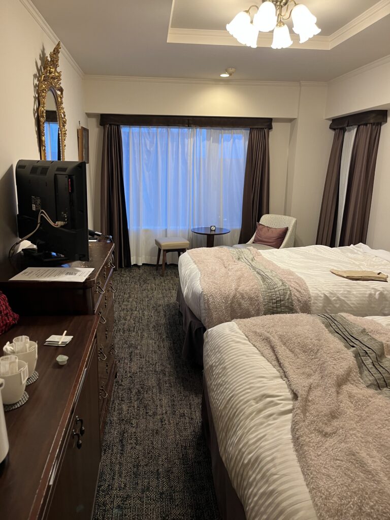 小樽のホテルのお部屋🛌